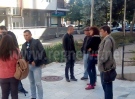 Журналисти протестираха пред полицията срещу побоя над репортера Димитър Върбанов
