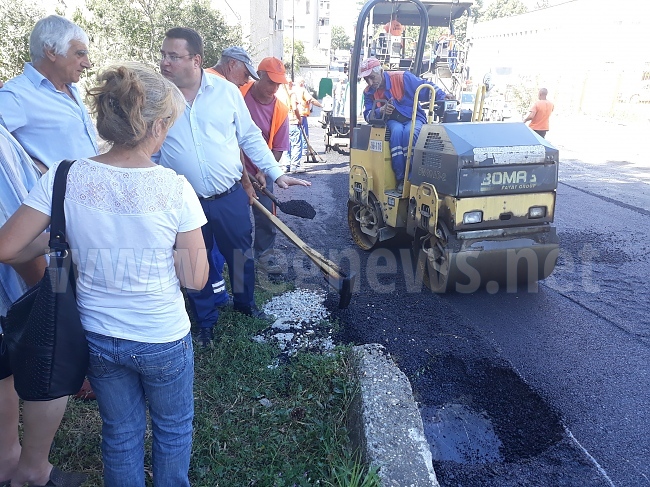 Ремонтът в свищовския квартал „Химик” продължава с асфалтиране