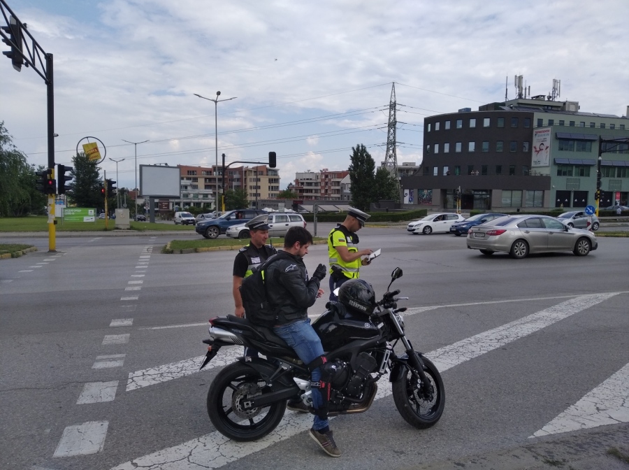 Пътна полиция с акция за контрол на мотористите