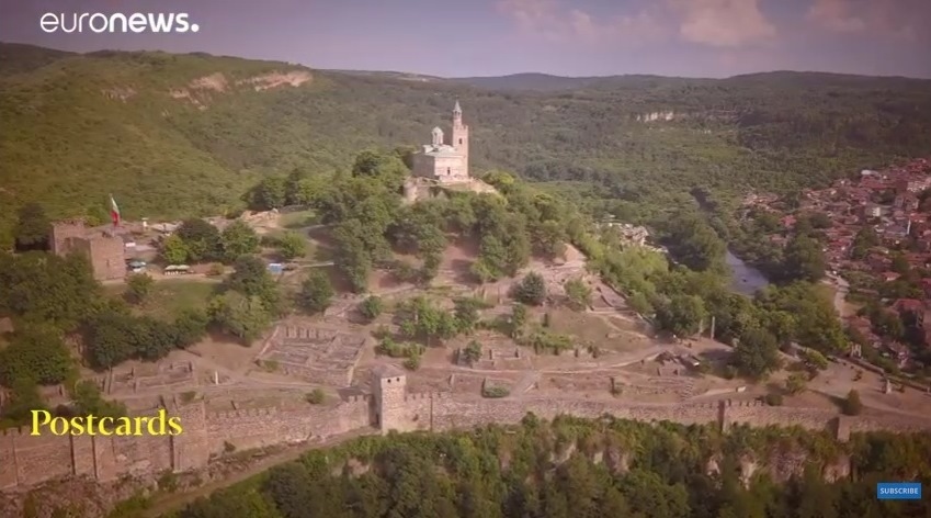 Euronews с филмово пътешествие до  Царевец – градът на царете 