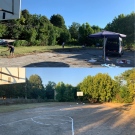 Доброволци почистиха баскетболната площадка до ОУ „Елин Пелин” в Първомайци