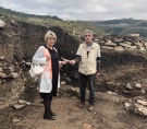 Весела Лечева посети археолозите на Трапезица