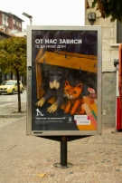 Рекламни табла представят 5 организации, работещи за различни каузи във Велико Търново
