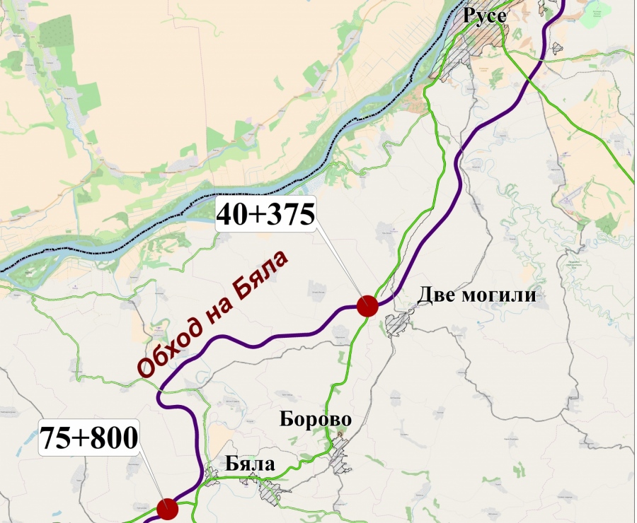 АПИ пусна обществената поръчка за първите 75,6 км от магистралата между Русе и Велико Търново