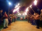 В Сухиндол почетоха Левски с факелно шествие