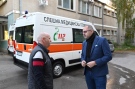 Димитър Николов подкрепи екипа на Спешна помощ в Горна Оряховица