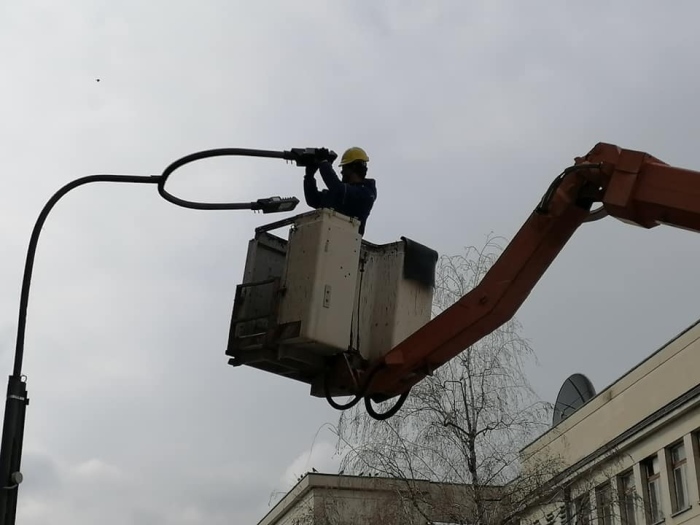 Започна подмяна на уличното осветление в Горна Оряховица с енергоспестяващи лампи