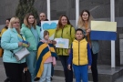 Украински знамена се развяха в центъра на Велико Търново