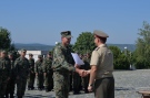 Резервисти получиха удостоверенията си за прослужено време