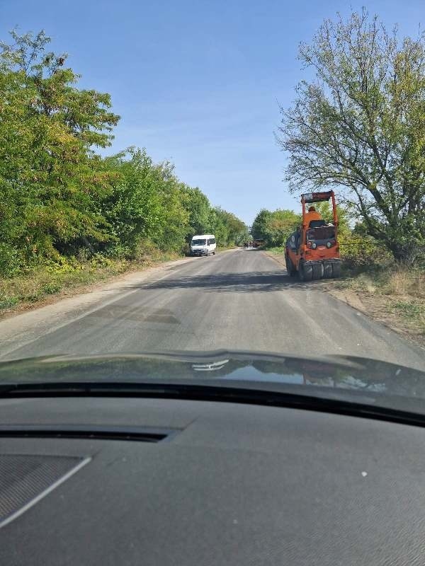 В срок върви ремонтът на част от републиканската пътна мрежа в община Свищов