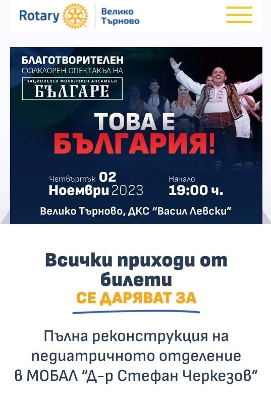 Днес и утре могат да бъдат получени покани за благотворителния спектакъл на НФА „Българе“