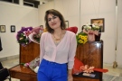 Десетки приятели и почитатели на изкуството изпълниха Художествената галерия в Горна Оряховица, за да споделят изложбата на уредника й Деница Александрова