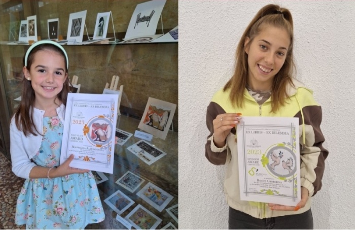 Две възпитанички на ателие EX LIBRIS от Горна Оряховица са сред отличените от Международен конкурс в Русе