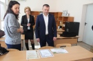 Областният управител посети Гимназията по туризъм