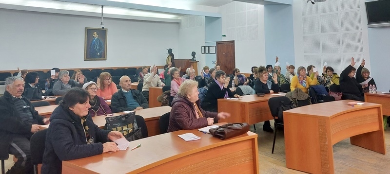 Общинската организация на пенсионерите в Свищов избра свое ръководство