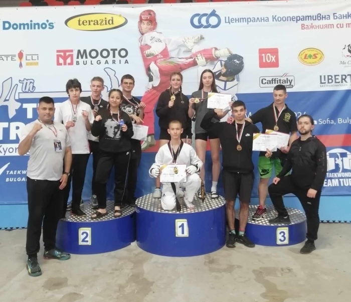 15 медала и купа за второ място в отборното спечелиха таекуондистите на „Инвикта” от „Турбо Трофи”