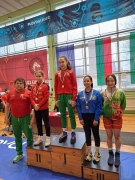 Анелия Ангелова и Дария Айвазова от „Локомотив“ с медали от Държавното по борба за момичета