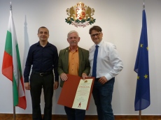 Якоб ван Бейлен с награда от Министерството на културата