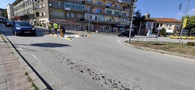 Премахват кръговото кръстовище пред бившата автогара в Горна Оряховица