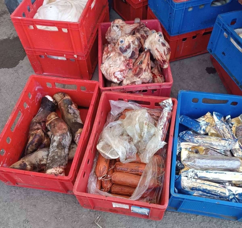 Икономически полицаи от Велико Търново разследват незаконната кланица в Дебелец
