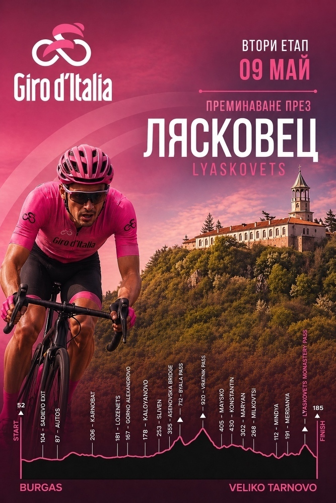 В Лясковец въвеждат временна организация на движението заради Giro d’Lyaskovets и Giro d’Italia