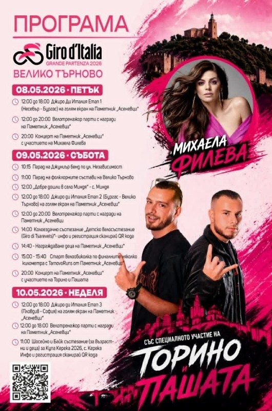 Тридневен Giro маратон предстои във Велико Търново в края на седмицата