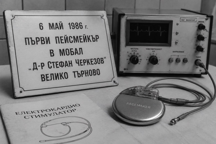 Навършват се 40 години от поставянето на първия пейсмейкър във великотърновската болница