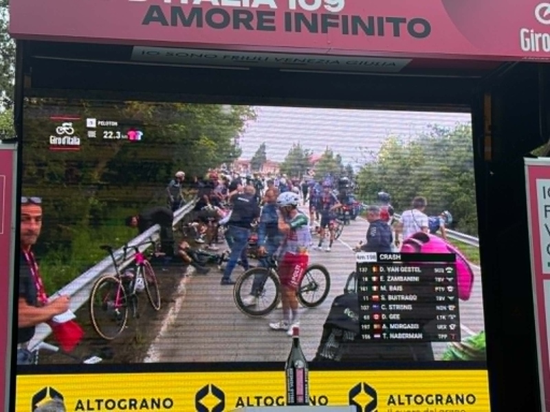 Трима души са в Спешното на търновската болница след втория етап на Giro d\'Italia