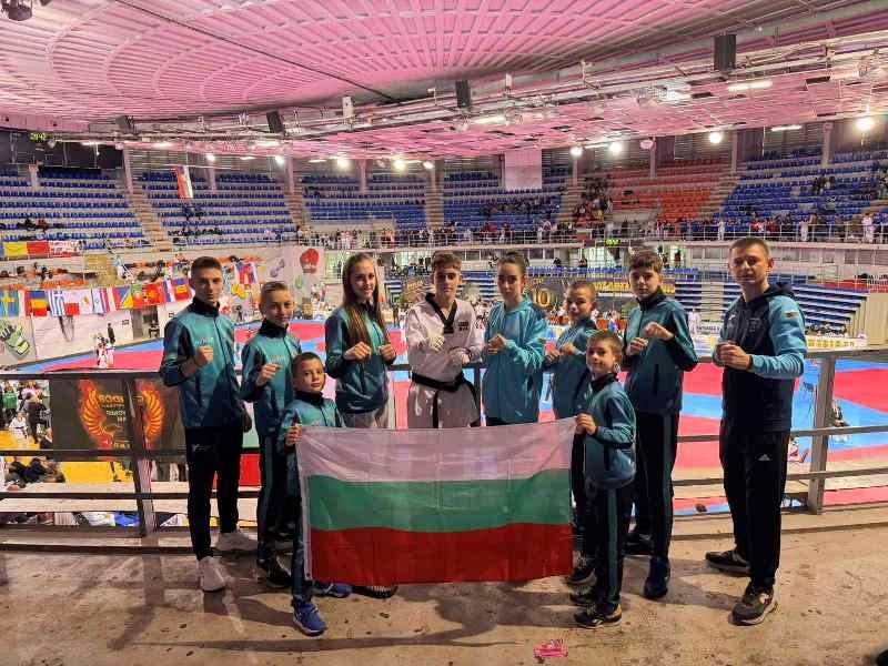 Таекуондо клуб „Кондор“ с отлично представяне и шест шампионски титли от силен международен турнир в Ниш, Сърбия